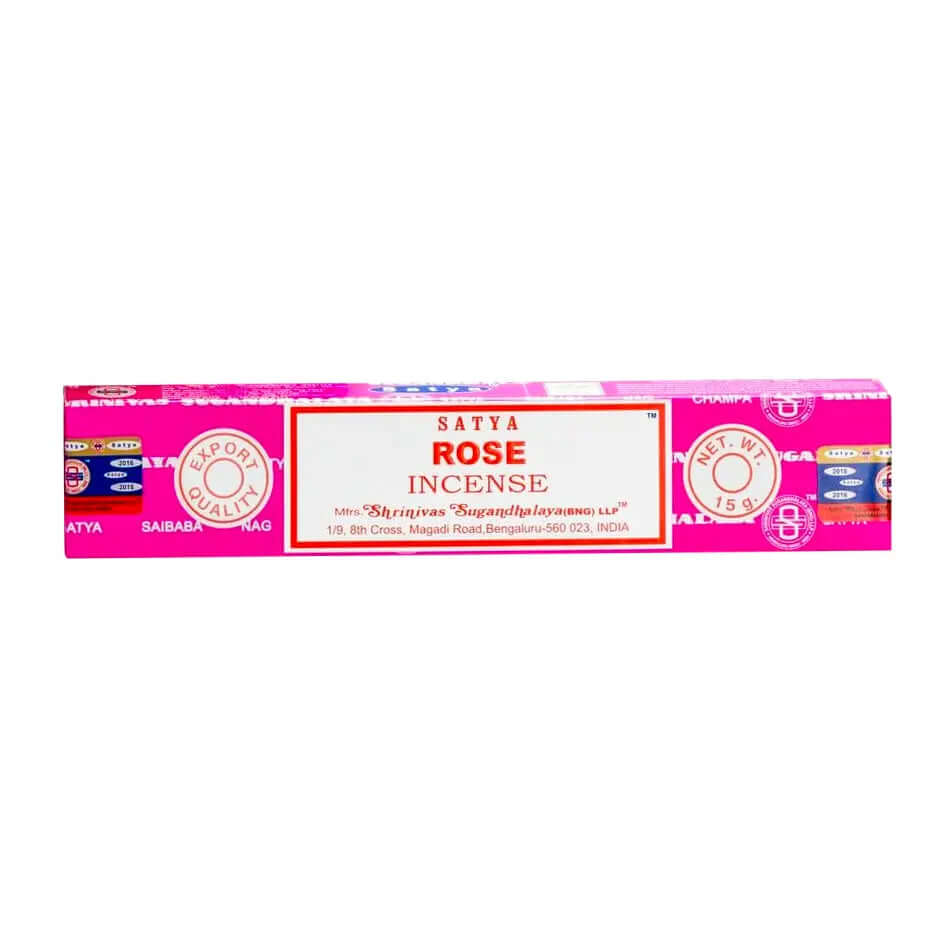 Satya Rose Essence Incense Sticks - Illuminations Essentials