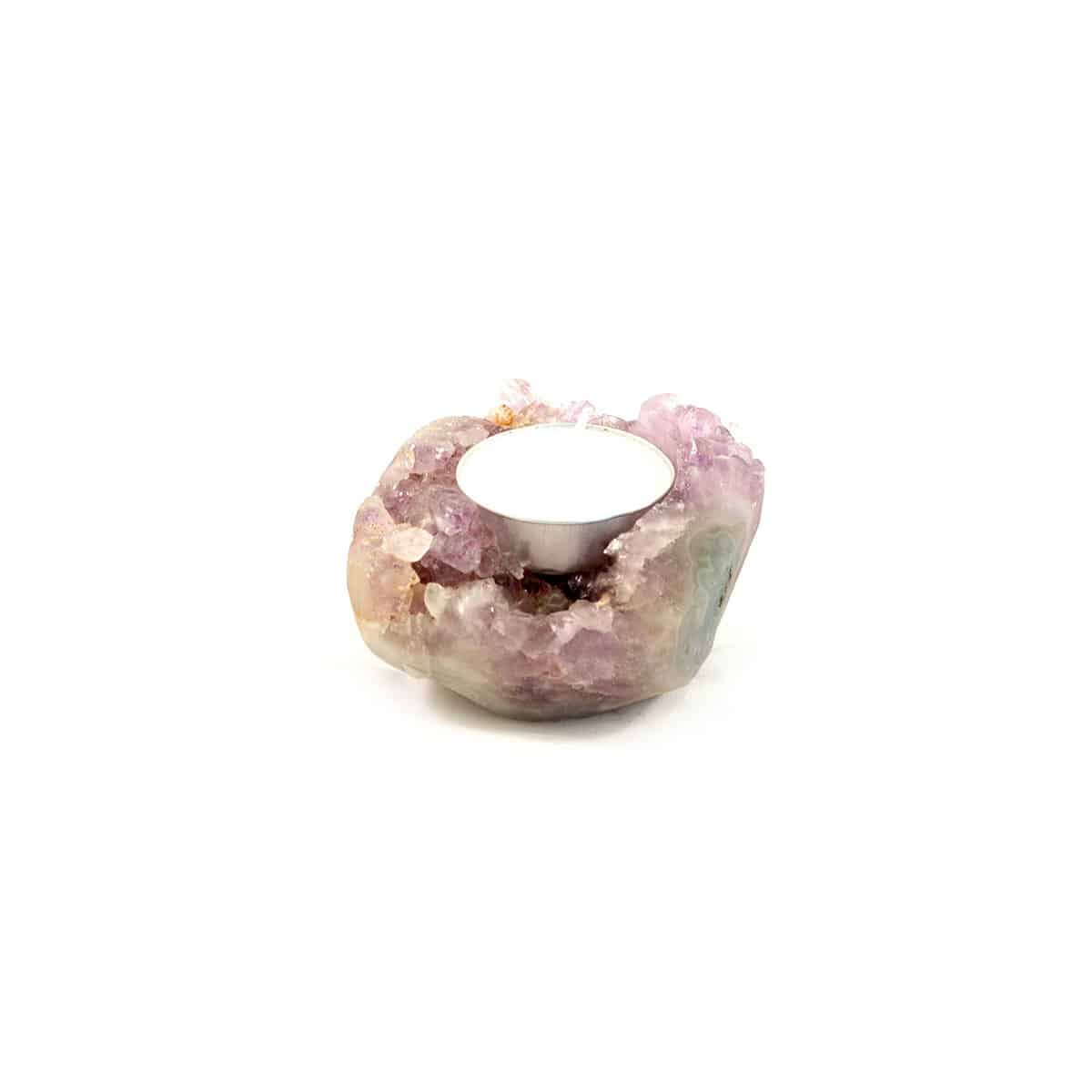 Amethyst Candle holder - illuminations Wellbeing Shop 