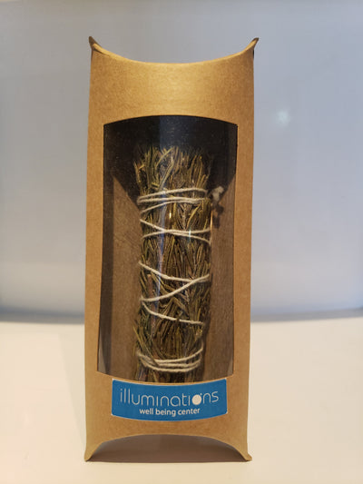Dried Sage: Rosemary Smudge