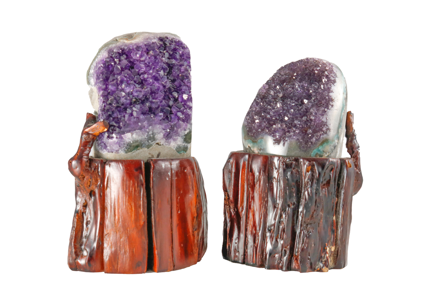 Amethyst Cluster with Stand - Medium - illuminations Wellbeing Shop Online