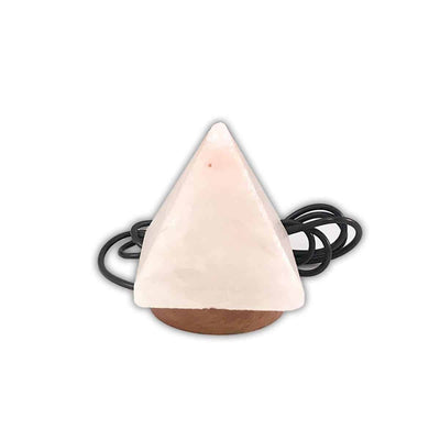 Himalayan Salt lamp- with USB chord: Pyramid Shape - illuminations Wellbeing Shop 